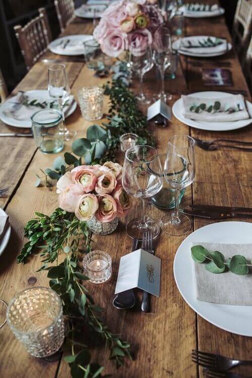 rustic barn table decor ideas