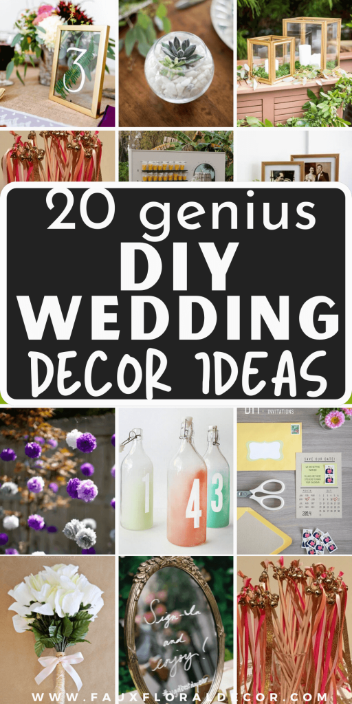 34 DIY Wedding Decorations That Will Make Your Special Day Unique