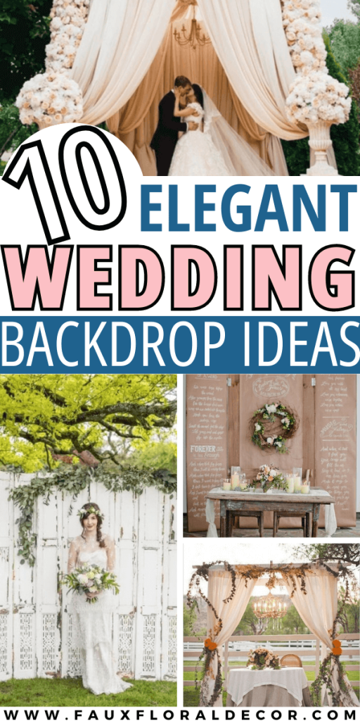 elegant wedding backdrop ideas