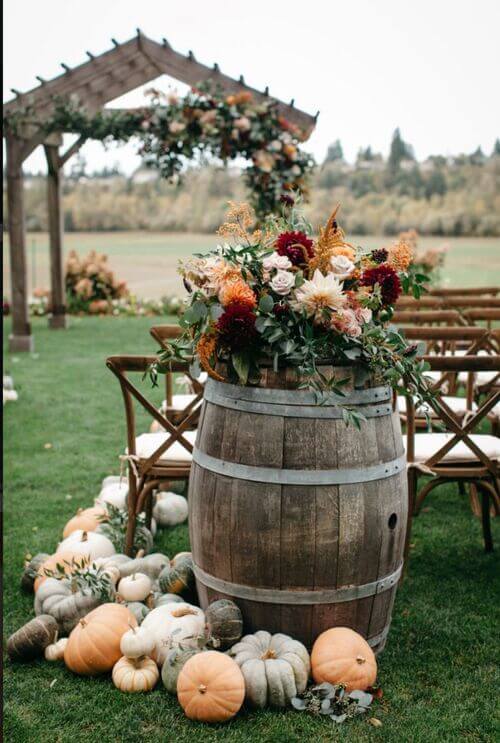 fall wedding decor ideas