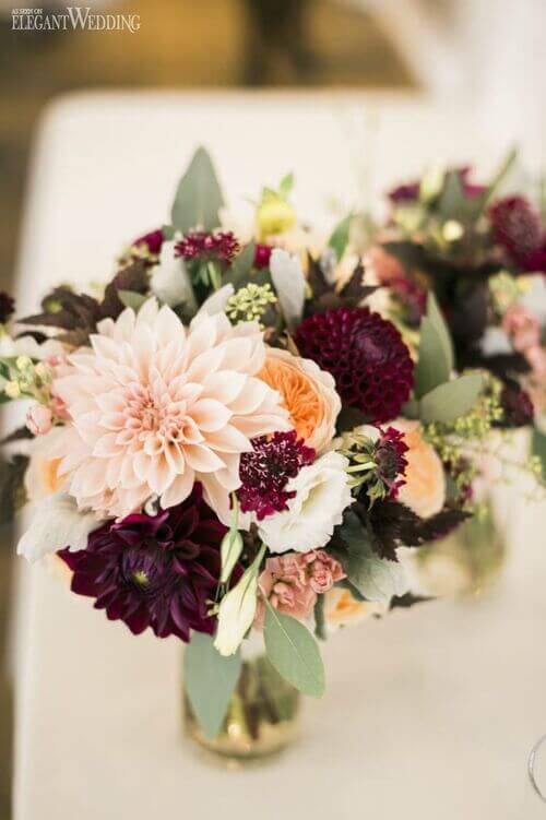 simple fall centerpiece ideas wedding