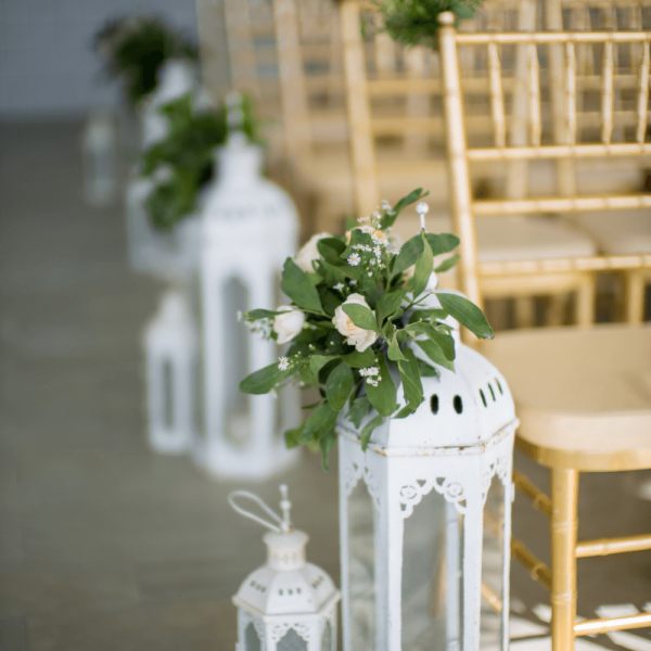 wedding aisle decor