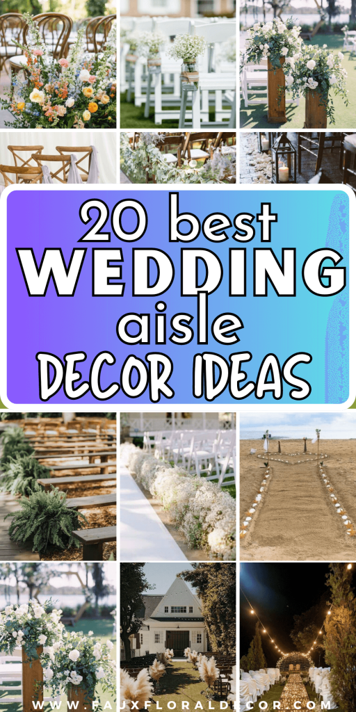 wedding aisle decor ideas