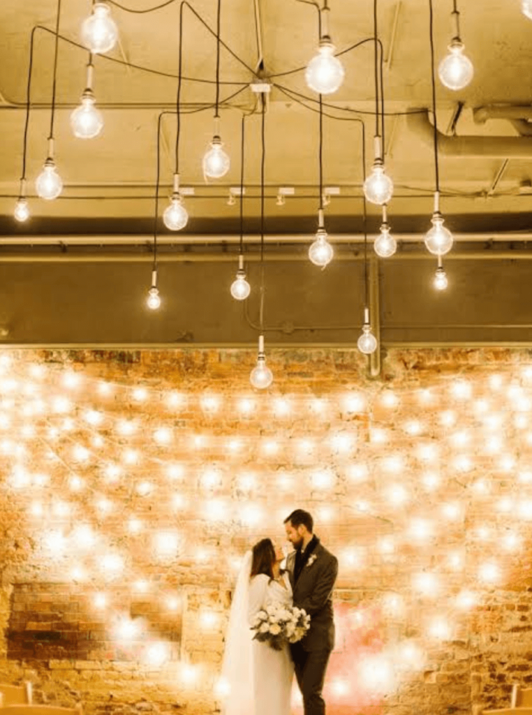 wedding backdrop ideas with lights