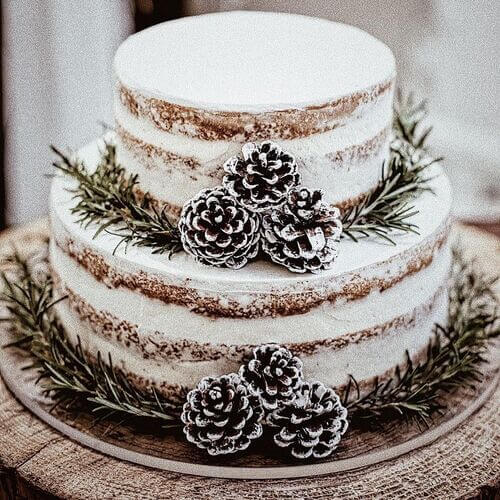 winter wedding cake ideas