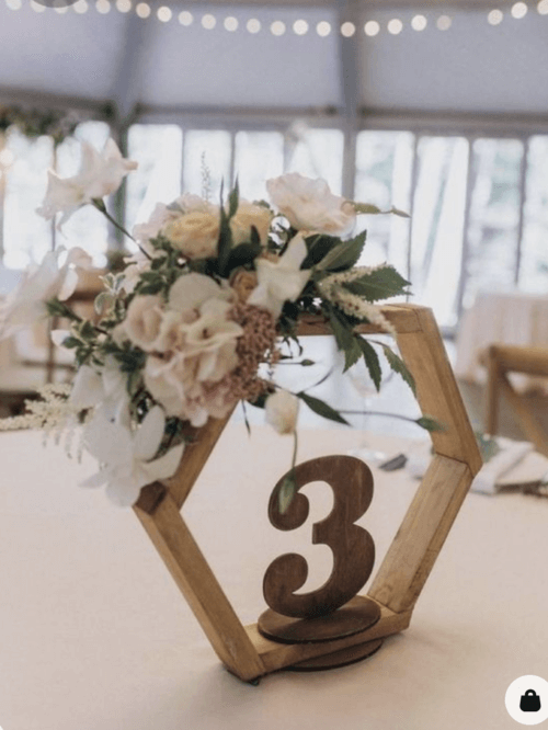 blush and sage wedding centerpiece