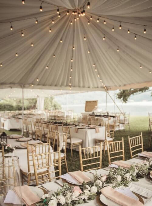 dusty pink and sage wedding decor