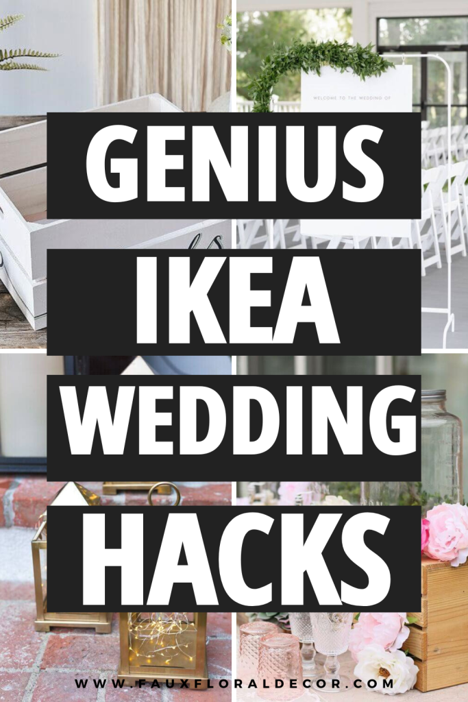 ikea wedding hacks