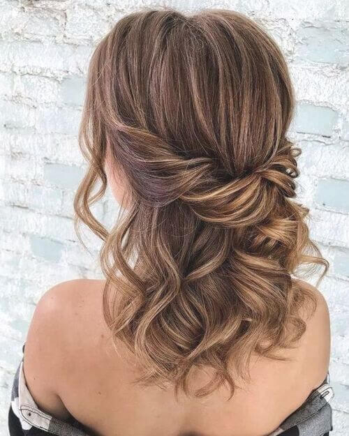 wedding updo hairstyles for medium length hair