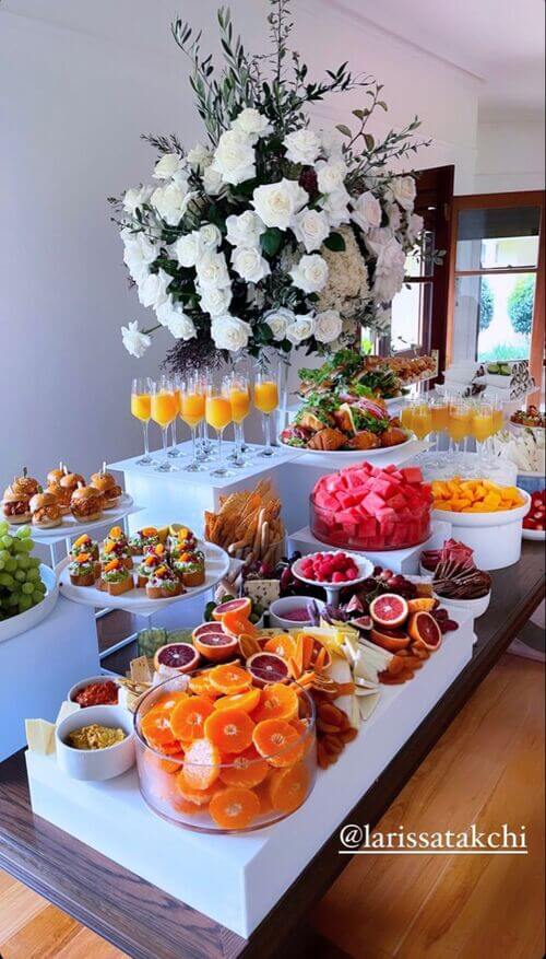 finger food wedding brunch