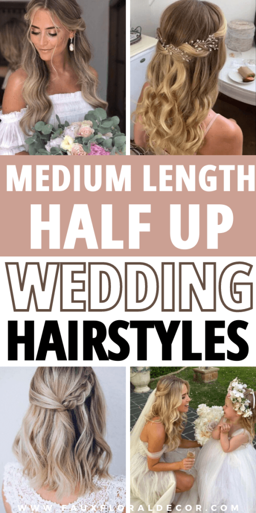 24 Lovely Medium-length Hairstyles For 2023 Weddings | WeddingInclude |  Wedding Ideas Inspiration Blog