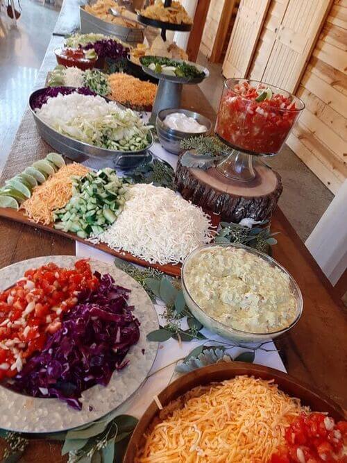 wedding taco bar diy