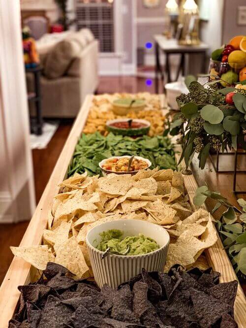 wedding taco bar