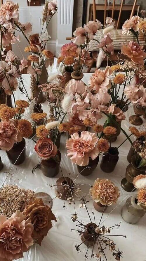 boho centerpieces