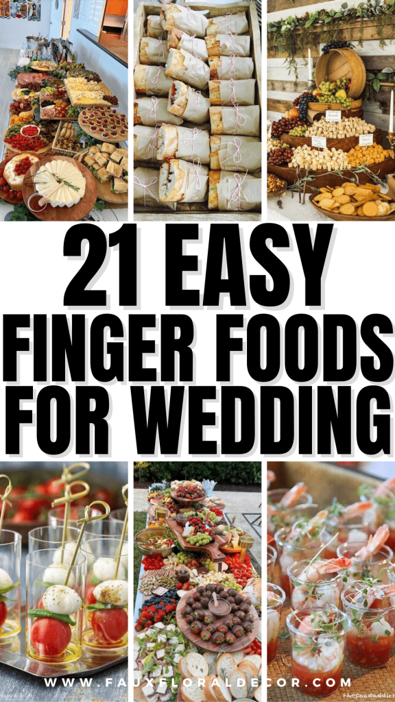 easy finger foods for wedding