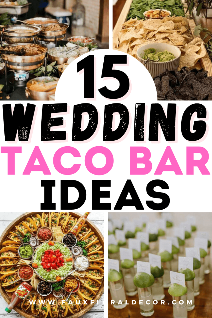 taco bar ideas wedding