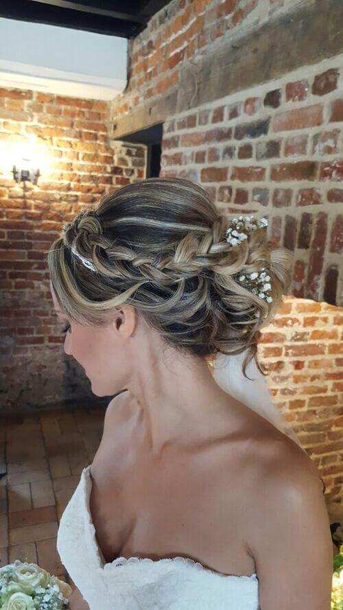 elegant wedding hair