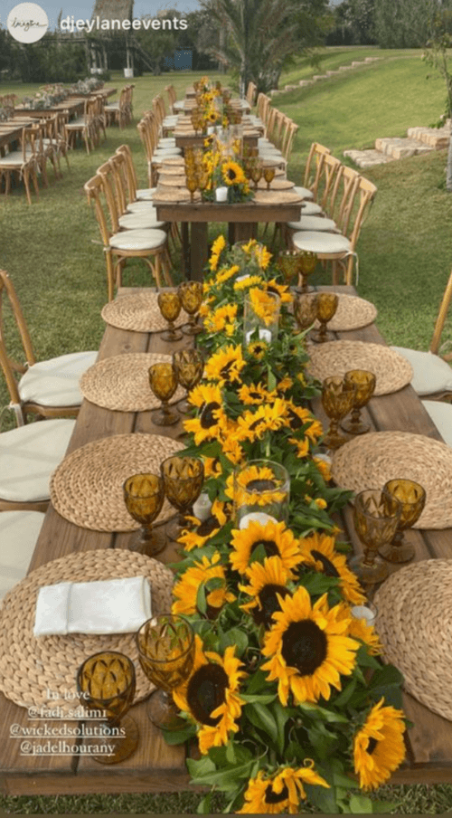 rustic sunflower ideas for wedding