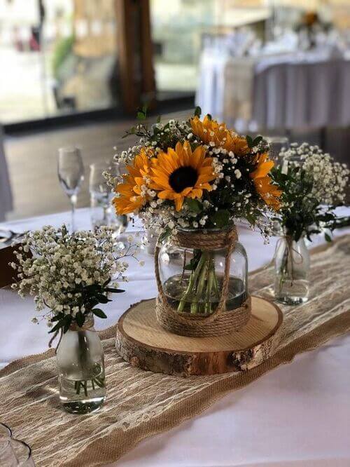 rustic sunflower wedding ideas