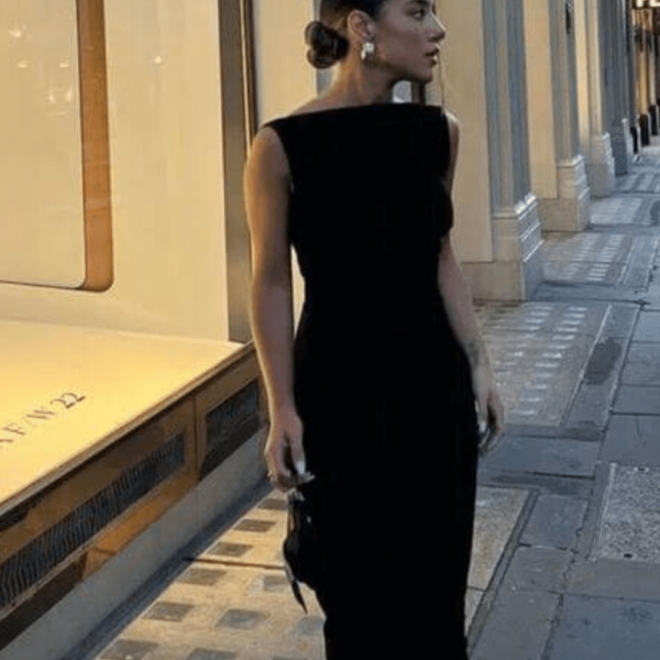 how to wear a little black dress to a wedding