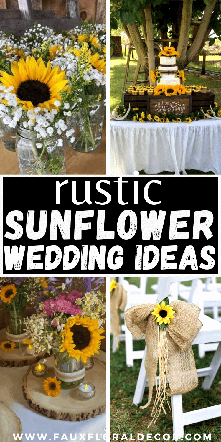 24 Rustic Sunflower Wedding Ideas That Look Gorgeous