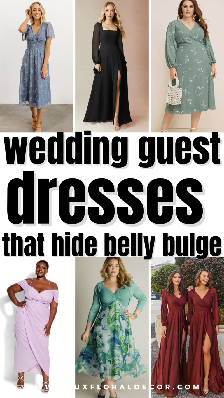 20 Wedding Guest Dresses That Hide Belly Bulge 7393