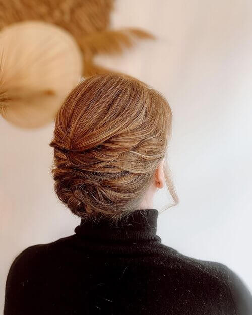 Sophisticated French Braid Chignon