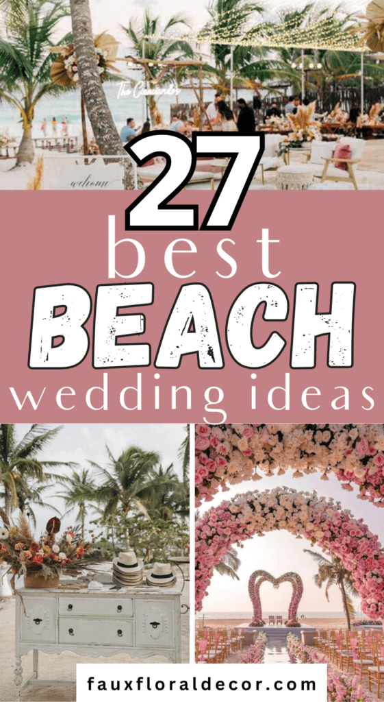 beach wedding theme