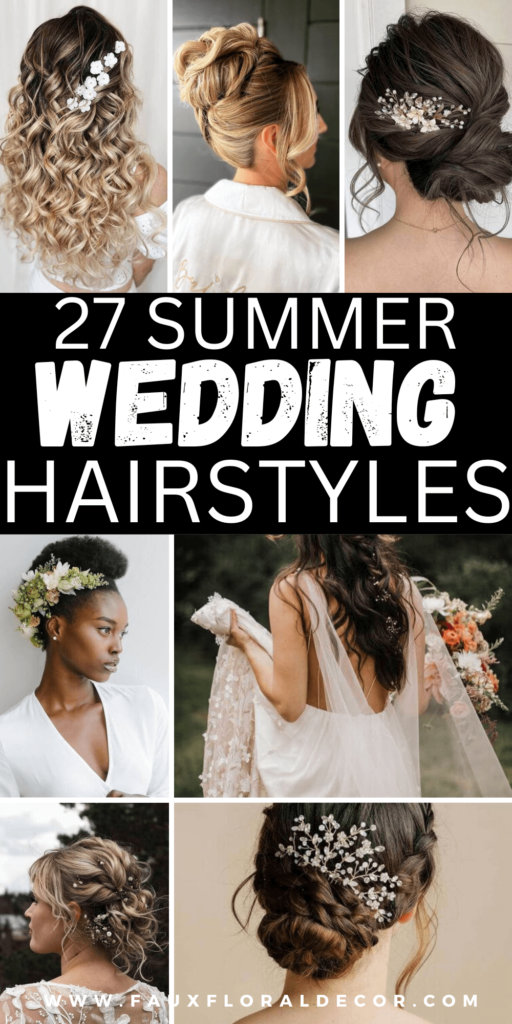 hairstyles for summer wedding