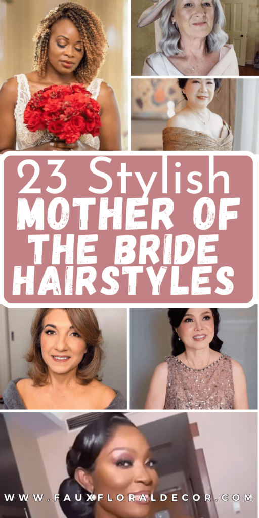 sophisticated mother of the bride hairstyles