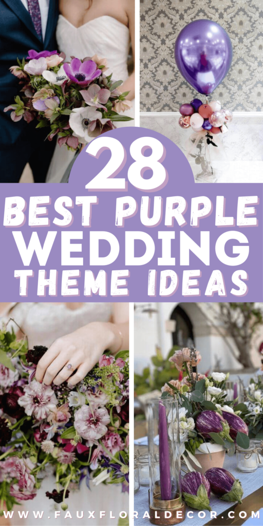 purple wedding theme ideas