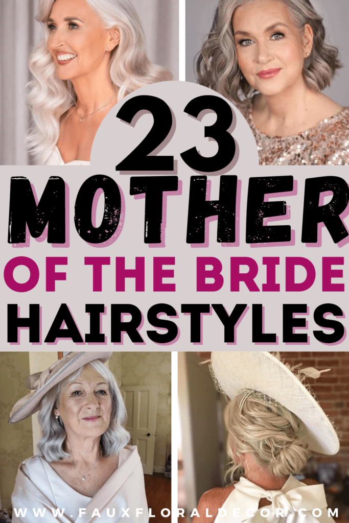 sophisticated mother of the bride hairstyles