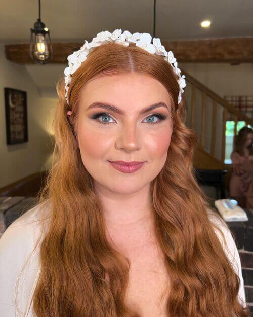 Enchanting bridal make-up