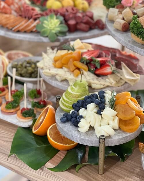 Seasonal wedding appetizers