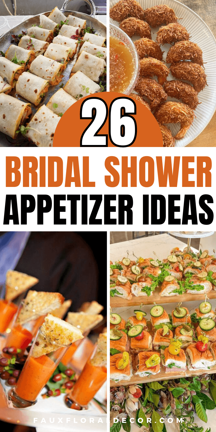 26 Delicious Bridal Shower Appetizers that Will Impress Your Guests