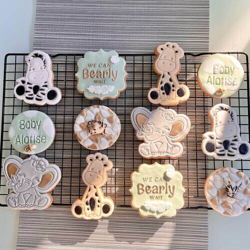 Cute baby shower cookie ideas